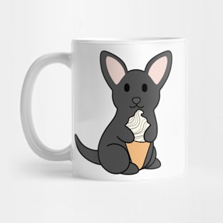 Black Chihuahua Ice Cream Mug